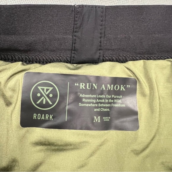 Roark Run Amok Lightweight Lined Shorts Sz M Running Shorts 6.5” - Picture 12 of 14